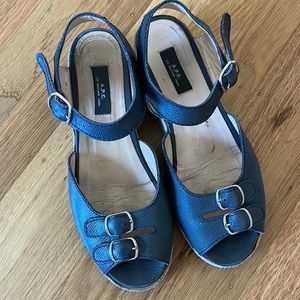 Blue APC sandals